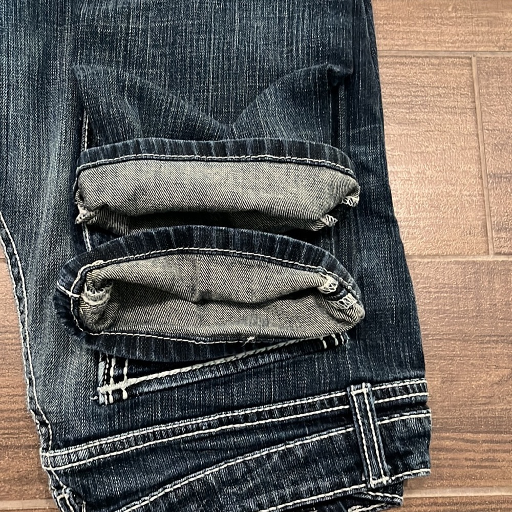 BKE Buckle Sabrina Straight Blue Denim Womens Jeans Size 32- Inseam 28 i… - Picture 6 of 6
